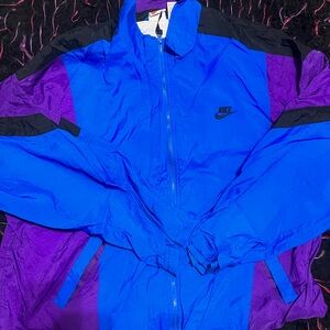 Nike Men's Blue and Purple Jacket